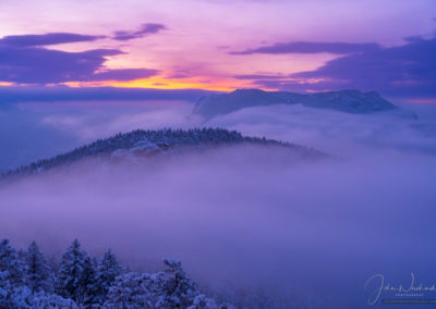 Purple Sunrise Deer Mountain Rocky Mountain Park Colorado