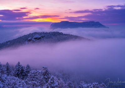Snowy Sunrise Deer Mountain Rocky Mountain Park Colorado