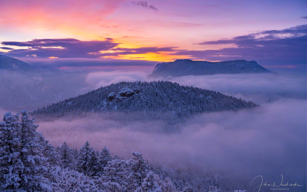 Sunrise Photos of Deer Mountain Rocky Mountain National Park Colorado