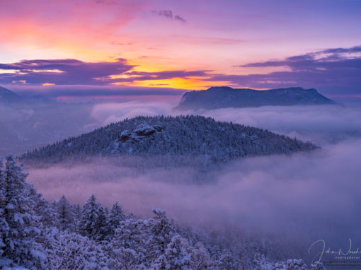 Sunrise Photos of Deer Mountain Rocky Mountain National Park Colorado