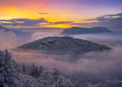 Photo of Rolling Fog Over Deer Mountain Rocky Mountain National Park Colorado