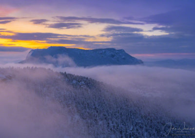 Photo of Fog Over Deer Mountain Rocky Mountain National Park Colorado