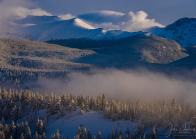 Sunrise Photo from Trail Ridge Road Many Parks Curve RMNP Colorado