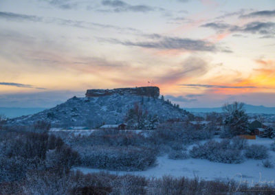 Castle Rock CO Winter Sunset 2019