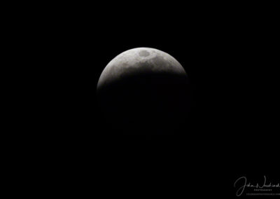 Beginning of Super Blood Wolf Moon Eclipse