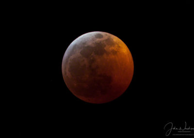 Super Blood Wolf Moon Eclipse in Colorado - Photo taken on January 19, 2019