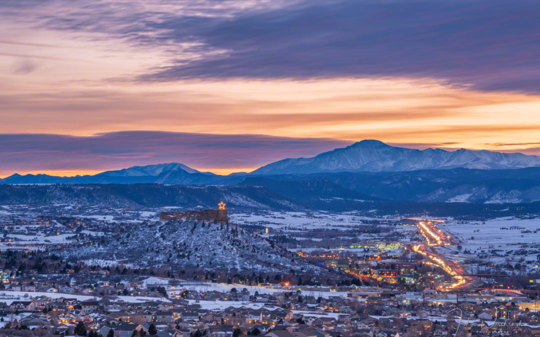 Photos of Castle Rock Star Pikes Peak January 2019