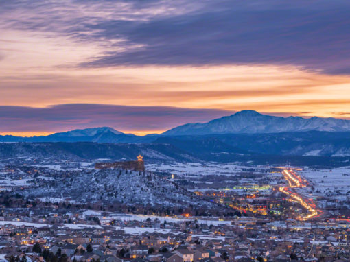 Photos of Castle Rock Star Pikes Peak January 2019