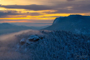 Serene Sunrise of Snow Covered Deer Mountain RMNP