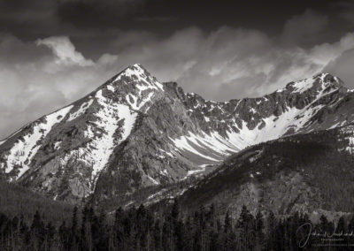 Dappled Light on Baker Mountain RMNP Colorado