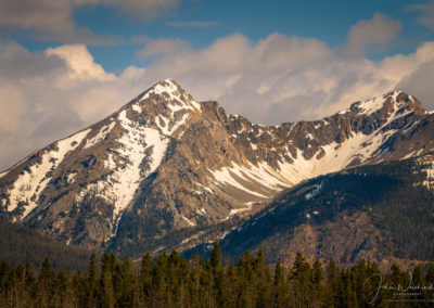 Dappled Sunrise on Baker Mountain RMNP Colorado