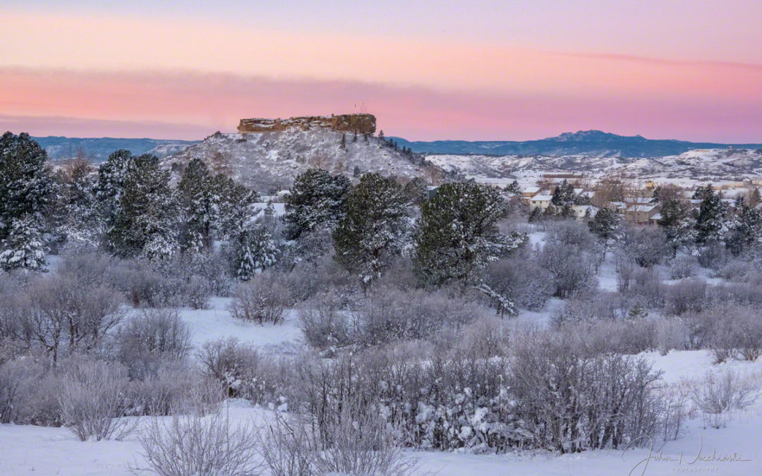 Castle Rock Colorado Winter Landscape Photos 2019