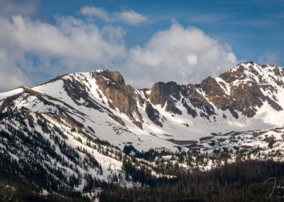Never Summer Range Fairview Curve Overlook Trail Ridge Road RMNP Colorado