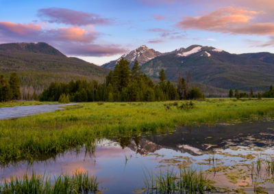 Baker Mountain Sunrise over Colorado River in Rocky Mountain National Park