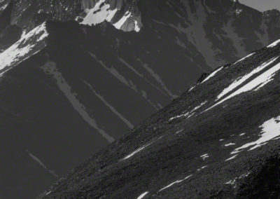 B&W Photo of Longs Peak