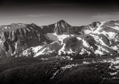 Black and White Photos of Colorado Front Range & Longs Peak