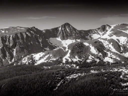 Black and White Photos of Colorado Front Range & Longs Peak