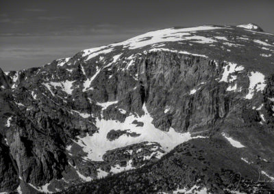 B&W Photo of Terra Tomah Colorado Front Range