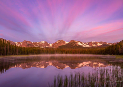 Biersradt Lake RMNP Colorado Colorful Sunrise