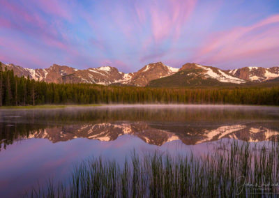 Beautiful Sunrise Biersradt Lake RMNP Colorado