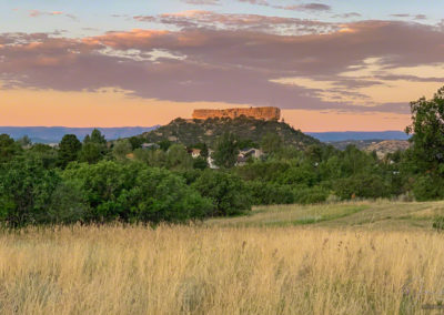 Pano Photo of Castle Rock CO at Sunrise