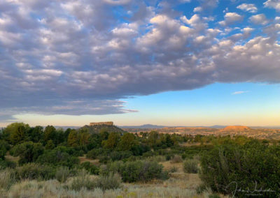 Dramatic Shelf Clouds formed over Castle Rock CO