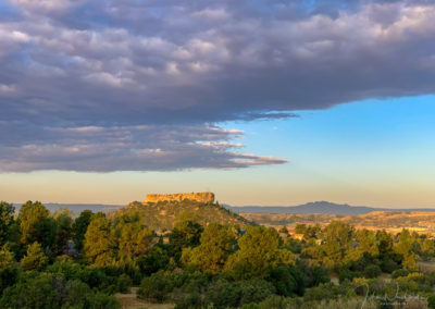 Vista of Castle Rock CO with High Shelf Clouds