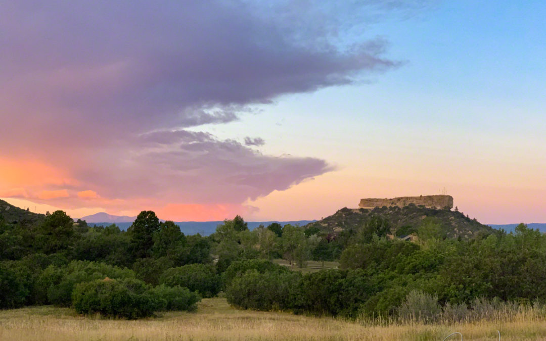 Sunrise Photos of Castle Rock Colorado Summer of 2019