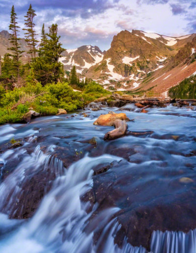 Vertical Photo of Lake Isabelle & Indian Peaks Wilderness Colorado