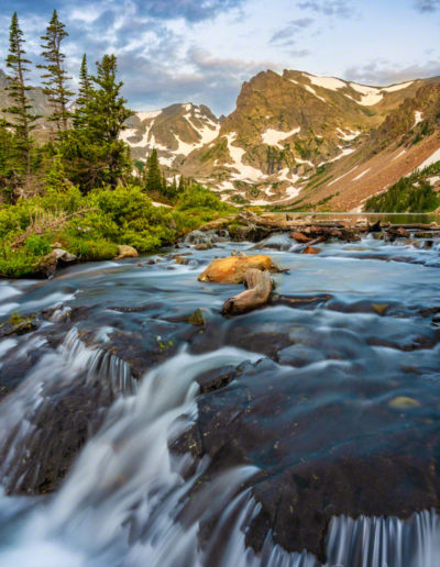 Photo of Lake Isabelle & Indian Peaks Wilderness Colorado taken from Outlet Stream