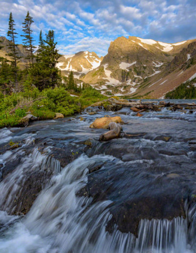 Stream Below Lake Isabelle in Indian Peaks Wilderness Colorado