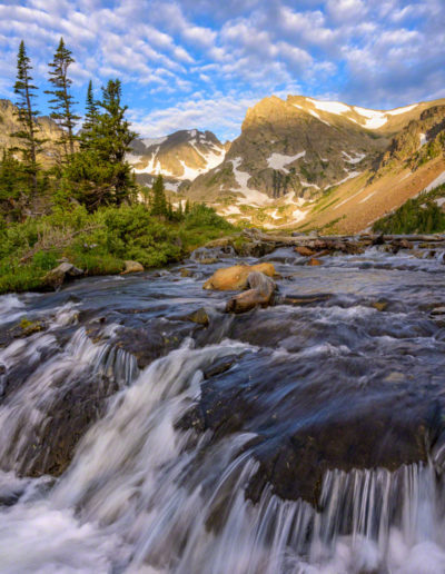 Outlet Stream Below Lake Isabelle in Indian Peaks Wilderness Colorado