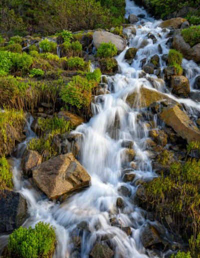 Waterfall feeding into Lake Isabelle - Indian Peaks Wilderness Colorado