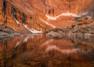 Photo of Longs Peak Diamond and Chasm Lake Rocky Mountain National Park Colorado