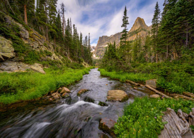 Photos of Odessa Lake and Fern Creek Rocky Mountain National Park CO