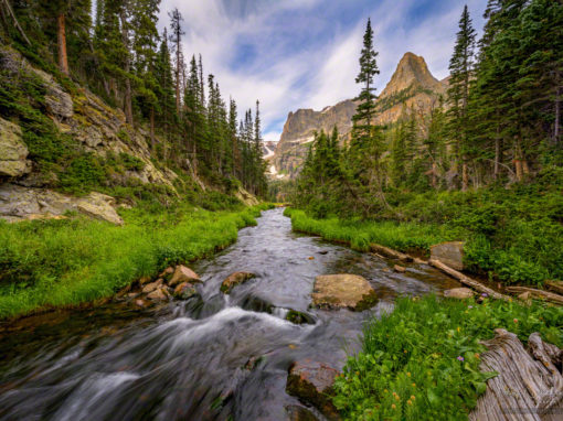 Photos of Odessa Lake and Fern Creek Rocky Mountain National Park CO