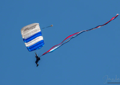 US Air Force Wings of Blue Parachute Demonstration Team Member at Pikes Peak Airshow