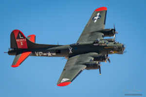 Gulf Coast Wing's B-17G Flying Fortress Bomber “Texas Raiders” at the Pikes Peak Airshow