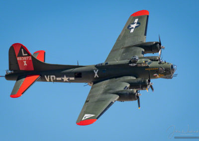 Gulf Coast Wing's B-17G Flying Fortress Bomber “Texas Raiders” at the Pikes Peak Airshow