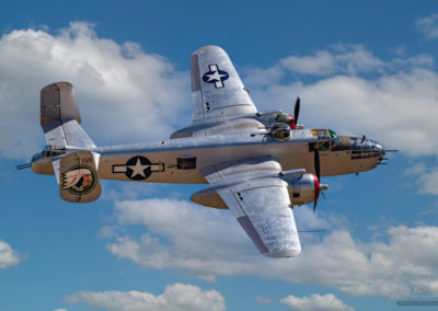 Close Fly By of North American B-25 Mitchell Bomber at Pikes Peak Airshow