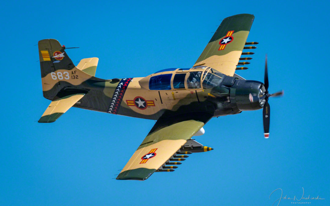 Douglas A-1 Skyraiders at Pikes Peak Airshow – Douglas Aircraft Company