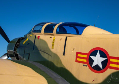 Close up of 1952 Douglas AD-5 (A-1E) Skyraider (N39147) on Static Display