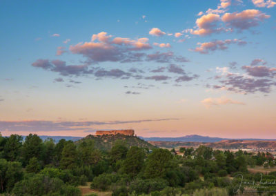 Photo of Beautiful Sunrise over Castle Rock Colorado