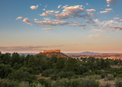 First Light on The Rock - Castle Rock Colorado at Sunrise