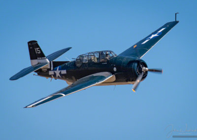 Photo of Marines' Grumman TBM Avenger at Pikes Peak Airshow