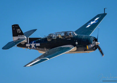 Flyby of Marines' Grumman TBM Avenger at Colorado Springs Airshow