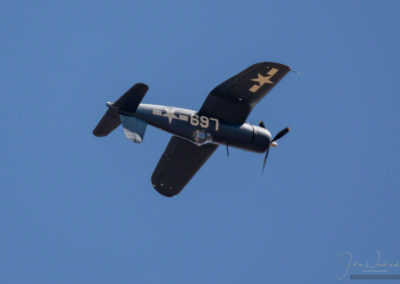 Only Flying Brewster F3A Corsair at Pikes Peak Airshow in Colorado Springs