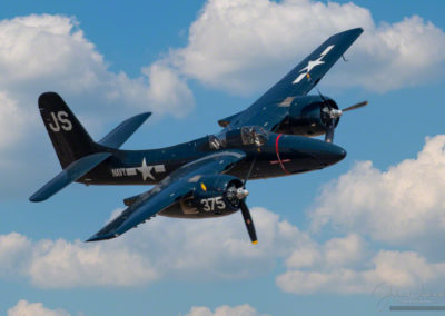 1945 Grumman F7F-3N Tigercat Flyby at Pike Peak Regional Airshow