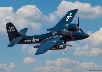 Low Flyby of 1945 Grumman F7F-3 Tigercat at Colorado Springs Airshow