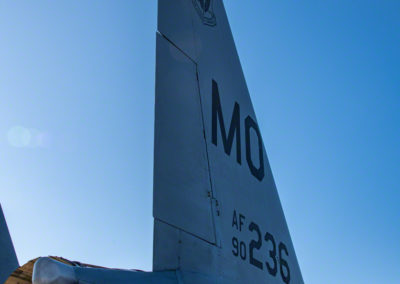 Vertical Photo of F-15 Eagle Right Tail Fin